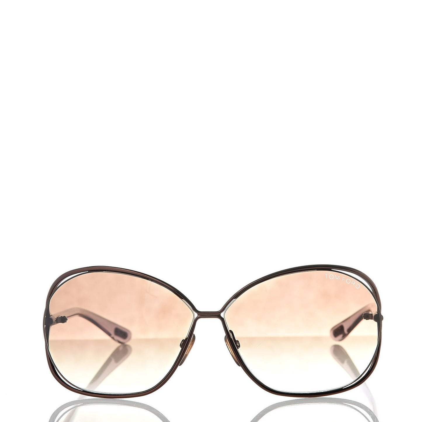 Carla Soft Square Sunglasses TF157 Dark Brown