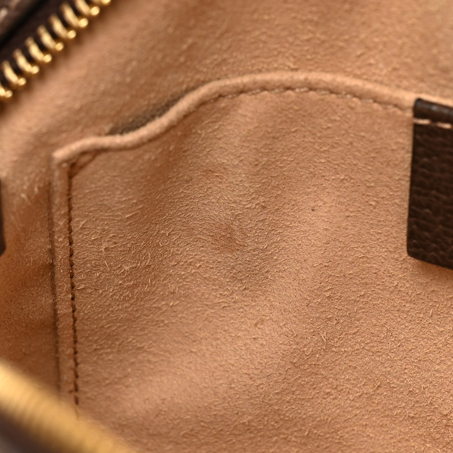 GG Supreme Monogram Web Mini Ophidia Shoulder Bag Brown