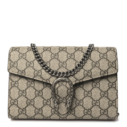 Gucci GG Supreme Monogram Mini Dionysus Chain Wallet 1 of 10
