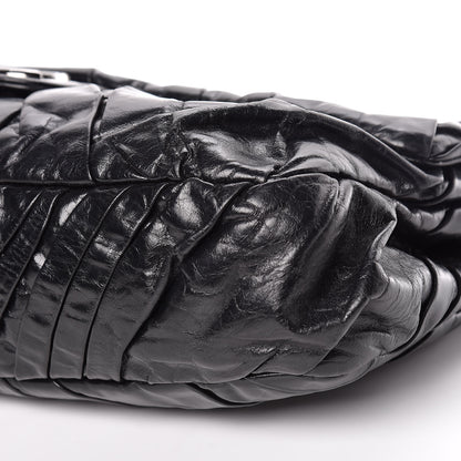 Chanel Glazed Calfskin Maxi Twisted Flap Black 6 of 15