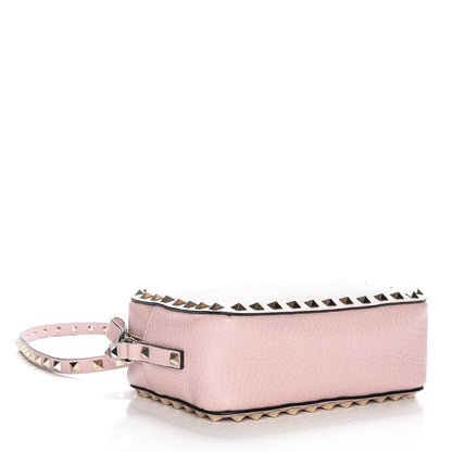 Valentino Garavani Grained Calfskin Rockstud Camera Crossbody Bag Water Rose 4 of 7