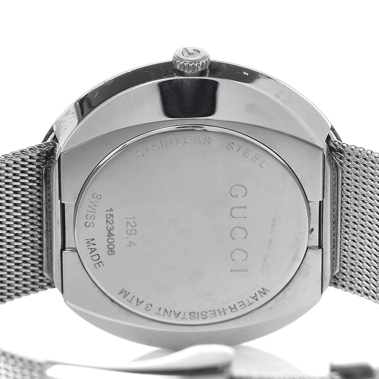 Stainless Steel 36mm U-Play Mesh Quartz Watch