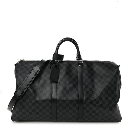 Louis Vuitton Damier Graphite Keepall Bandouliere 55 1 of 8