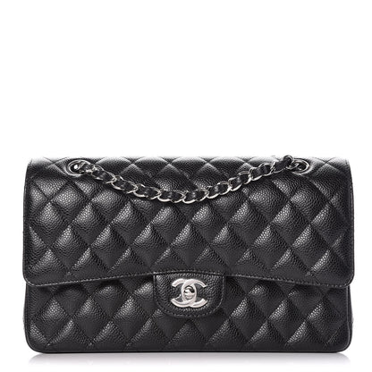 Chanel Caviar Quilted Medium Double Flap Black 1 of 10