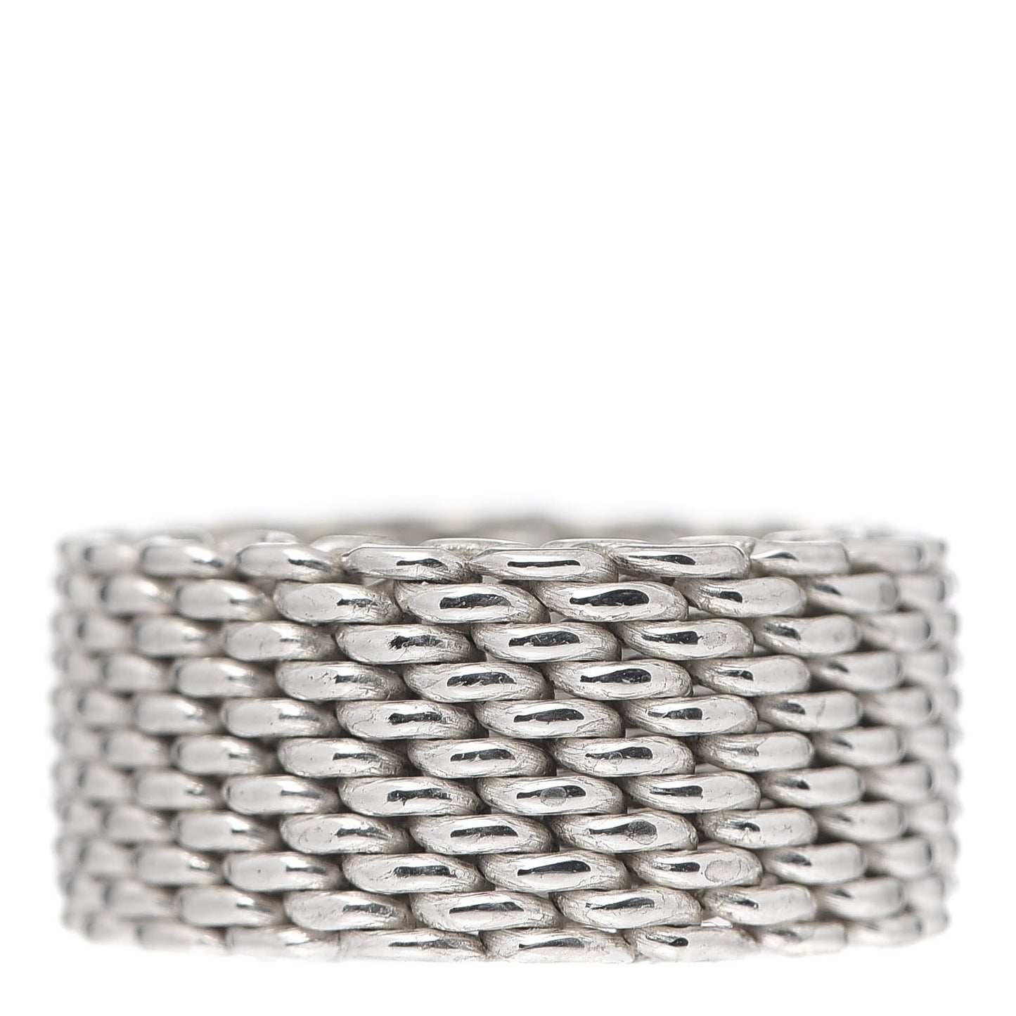 Sterling Silver Mesh Somerset Ring 48 4.5