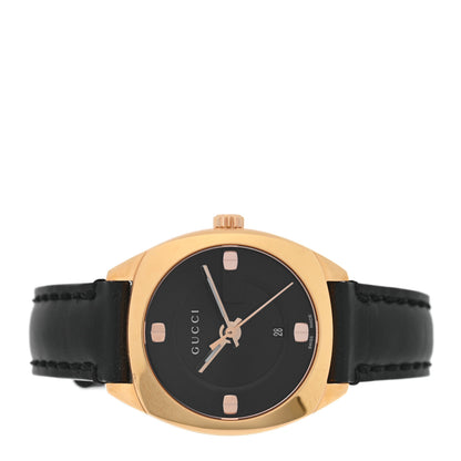 Gucci Stainless Steel Calfskin 29mm GG2570 Quartz Watch Black 2 of 4