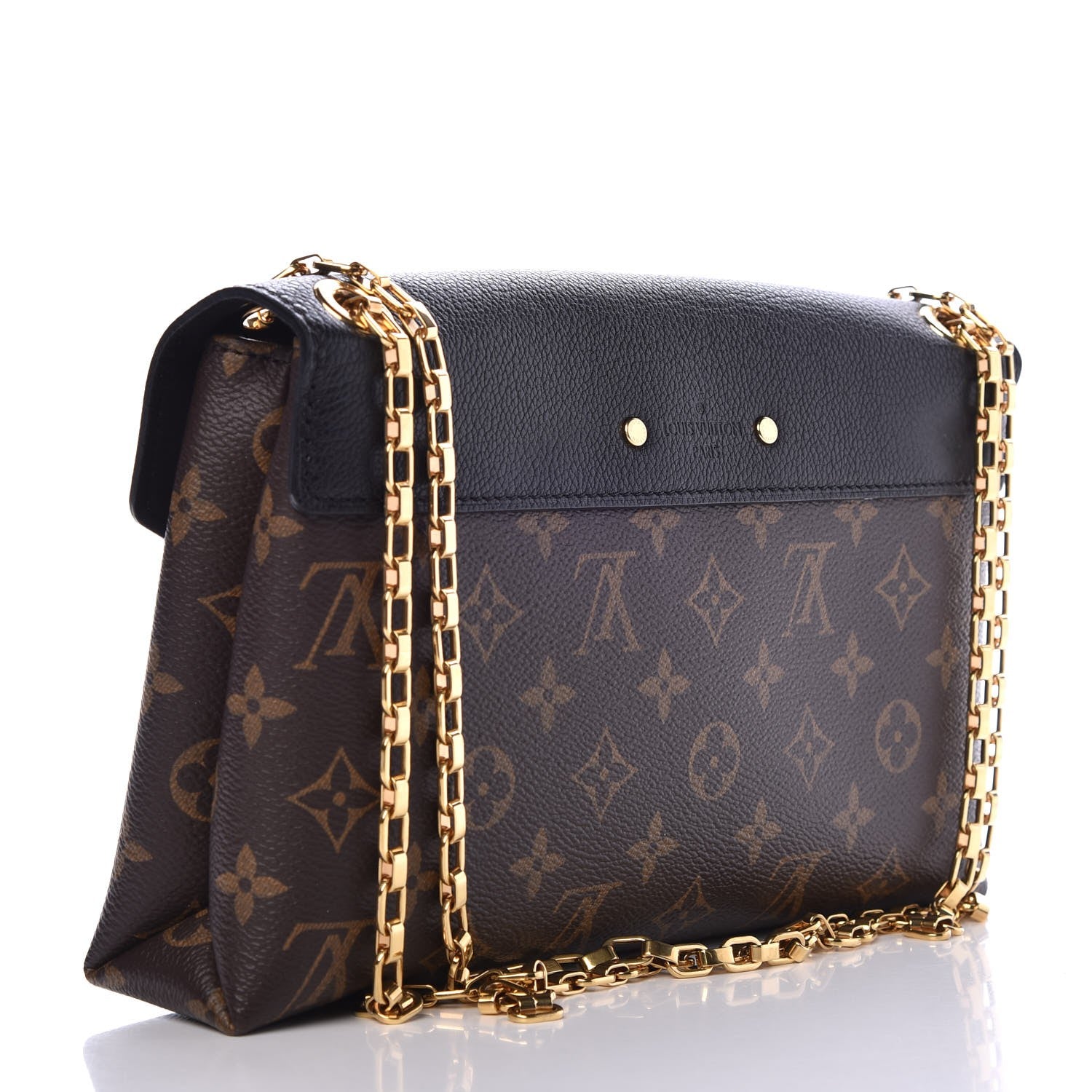Louis Vuitton Monogram Pallas Chain Black 3 of 8