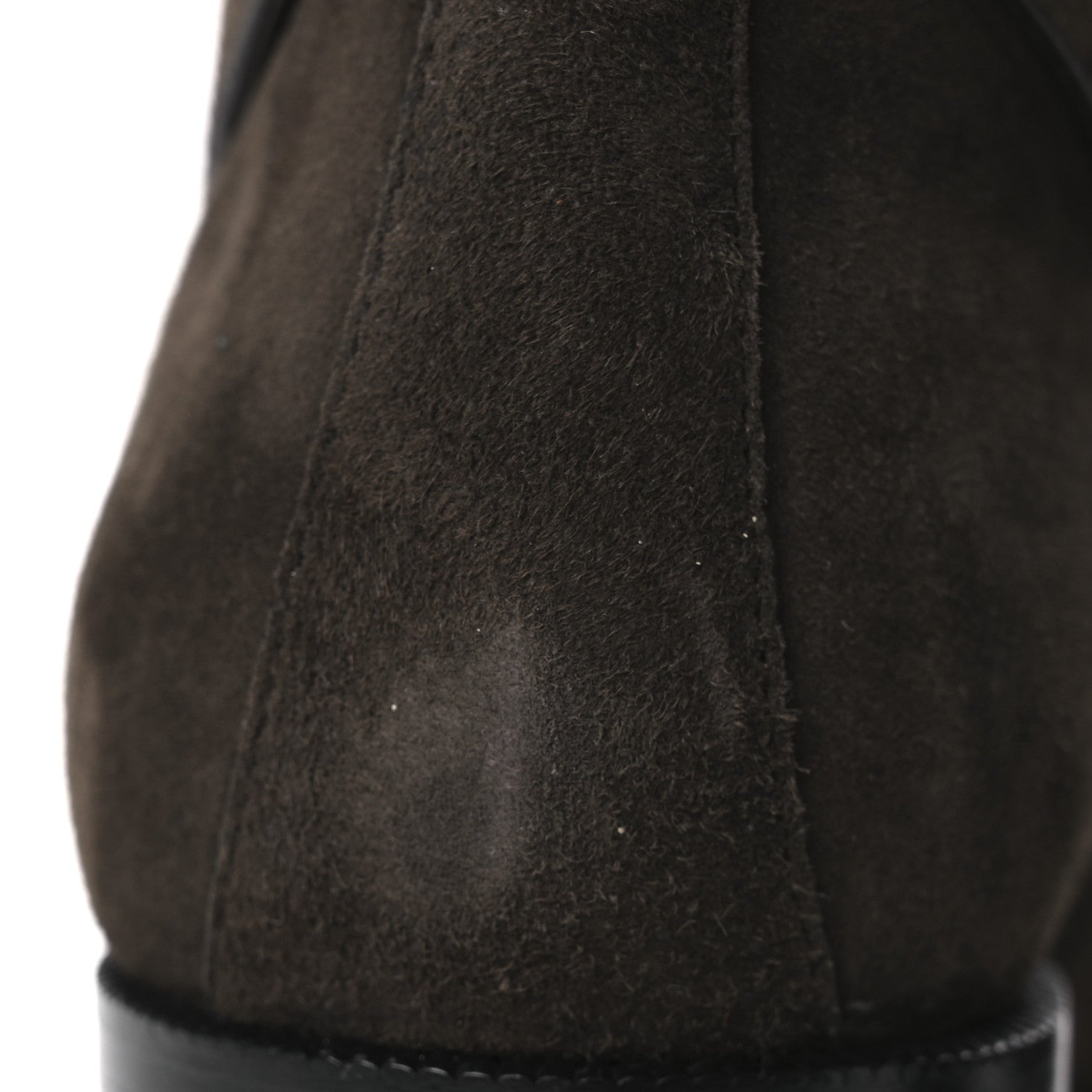 Hermes Suede Calfskin Justine 50 Boots 37 Ecorce 12 of 13