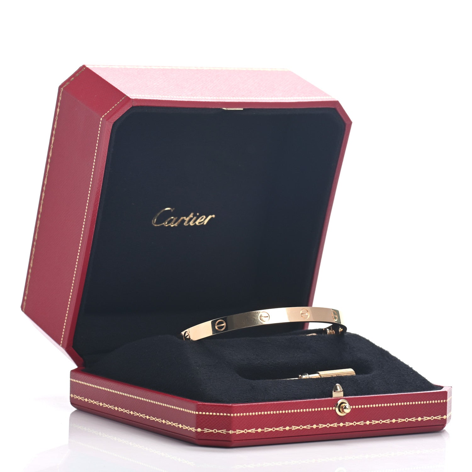 Cartier 18K Yellow Gold LOVE Bracelet 21 5 of 5