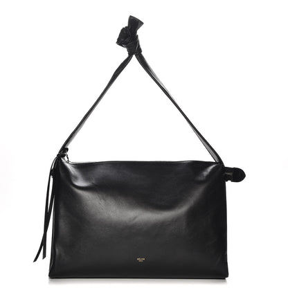 Celine Lambskin Medium Knotted Bag Black 1 of 7