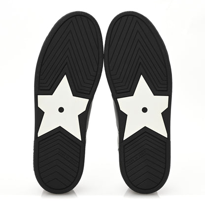 Christian Dior Calfskin Suede Logo Sneakers 37.5 Black 6 of 9