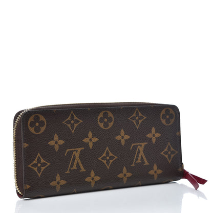 Louis Vuitton Monogram Clemence Wallet Fuchsia 3 of 8