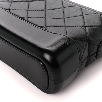 Chanel Aged Calfskin Quilted Small Gabrielle Hobo Black 12 of 12
