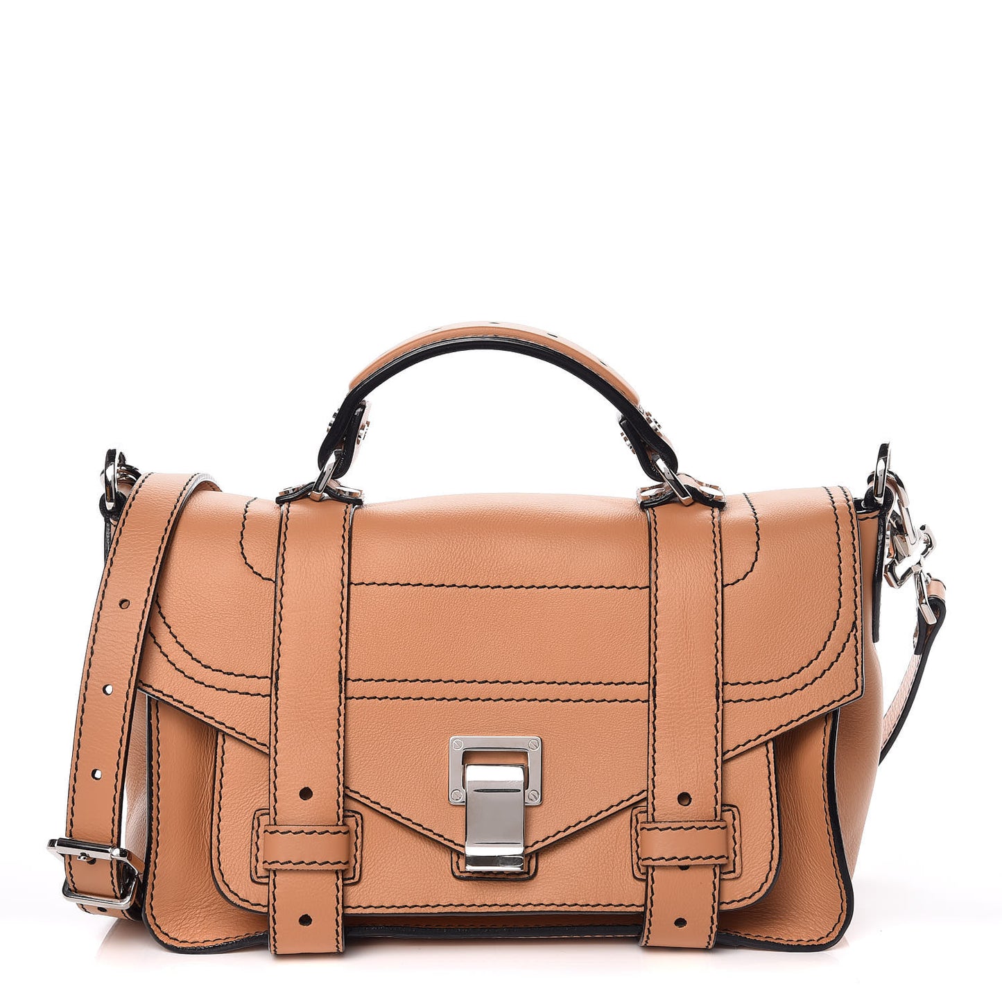 Grainy Calfskin Tiny PS1 Satchel
