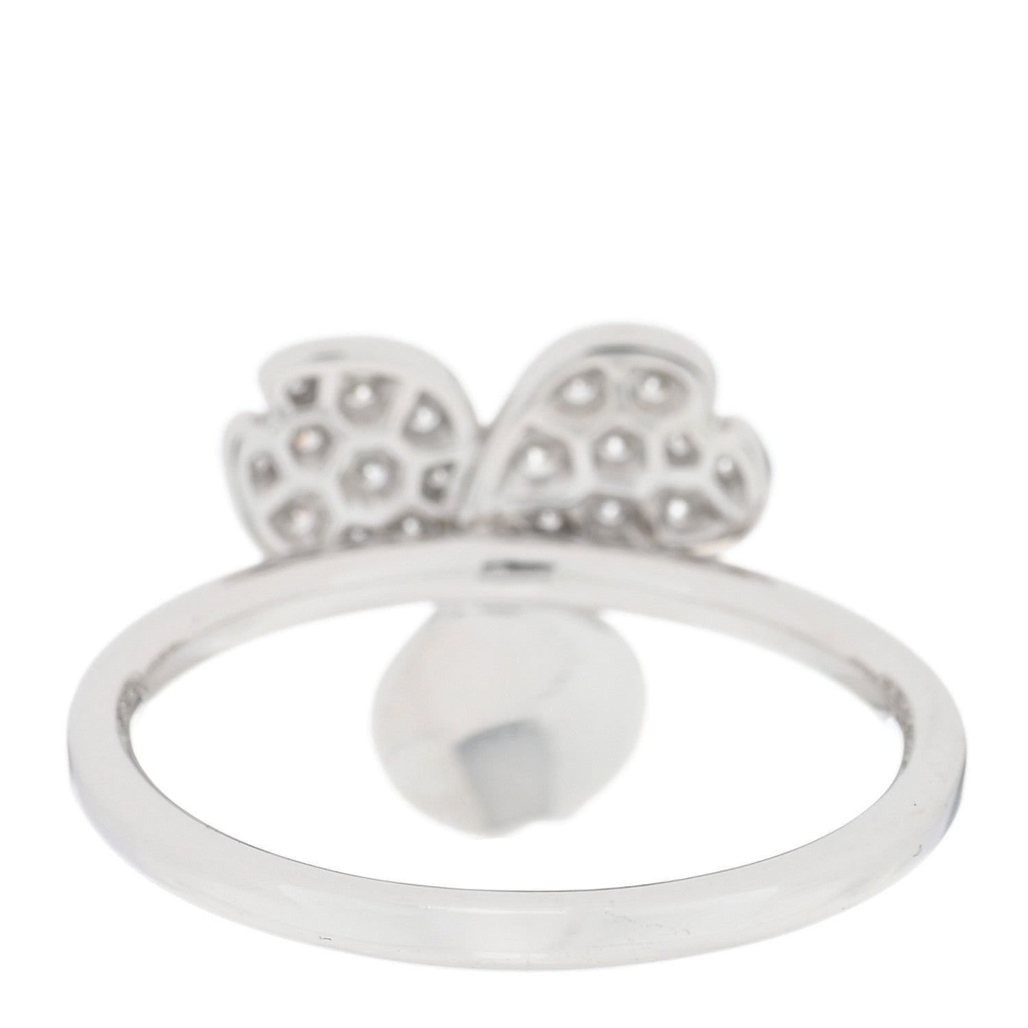 Tiffany Platinum Diamond Paper Flowers Ring 51 5.75 3 of 4