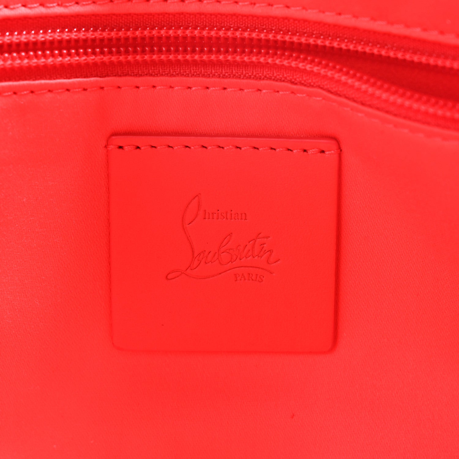 Christian Louboutin Calfskin Large Loubila Chain Shoulder Bag White 6 of 9