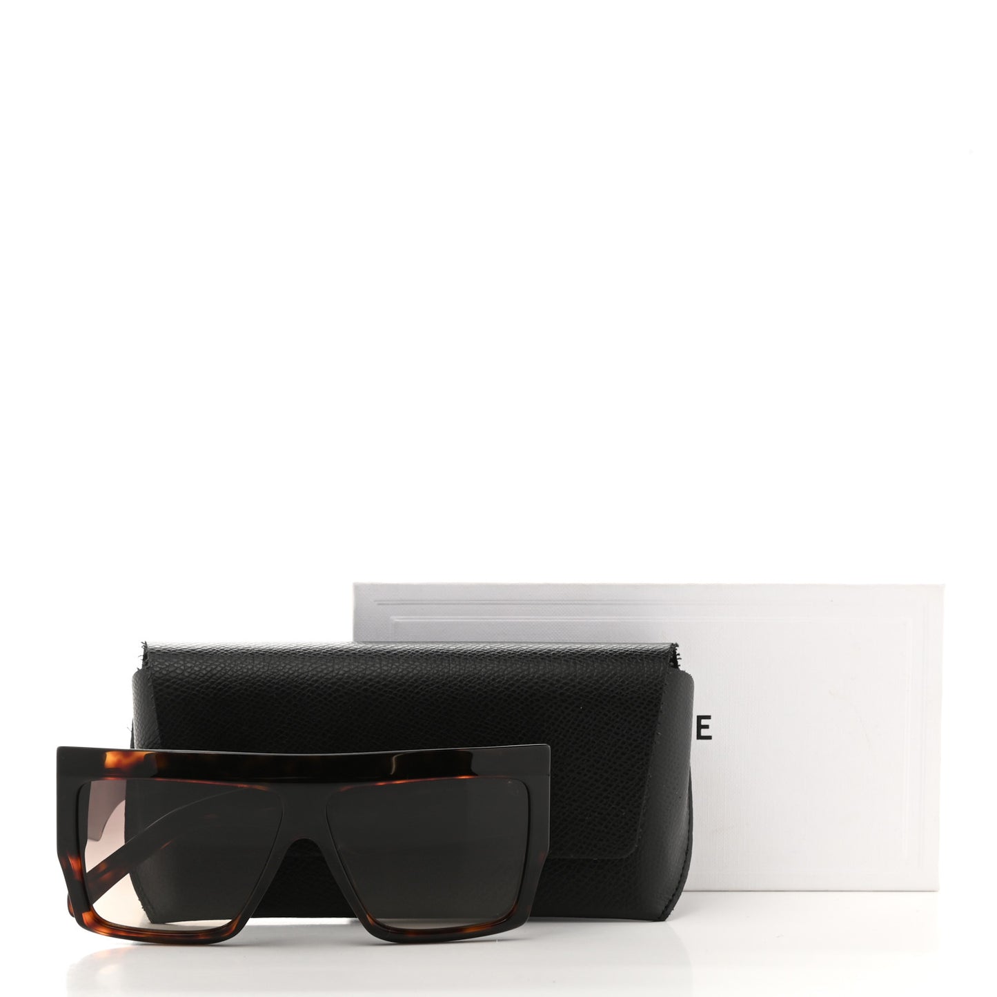 Acetate Rectangular Sunglasses CL400921 Dark Havana