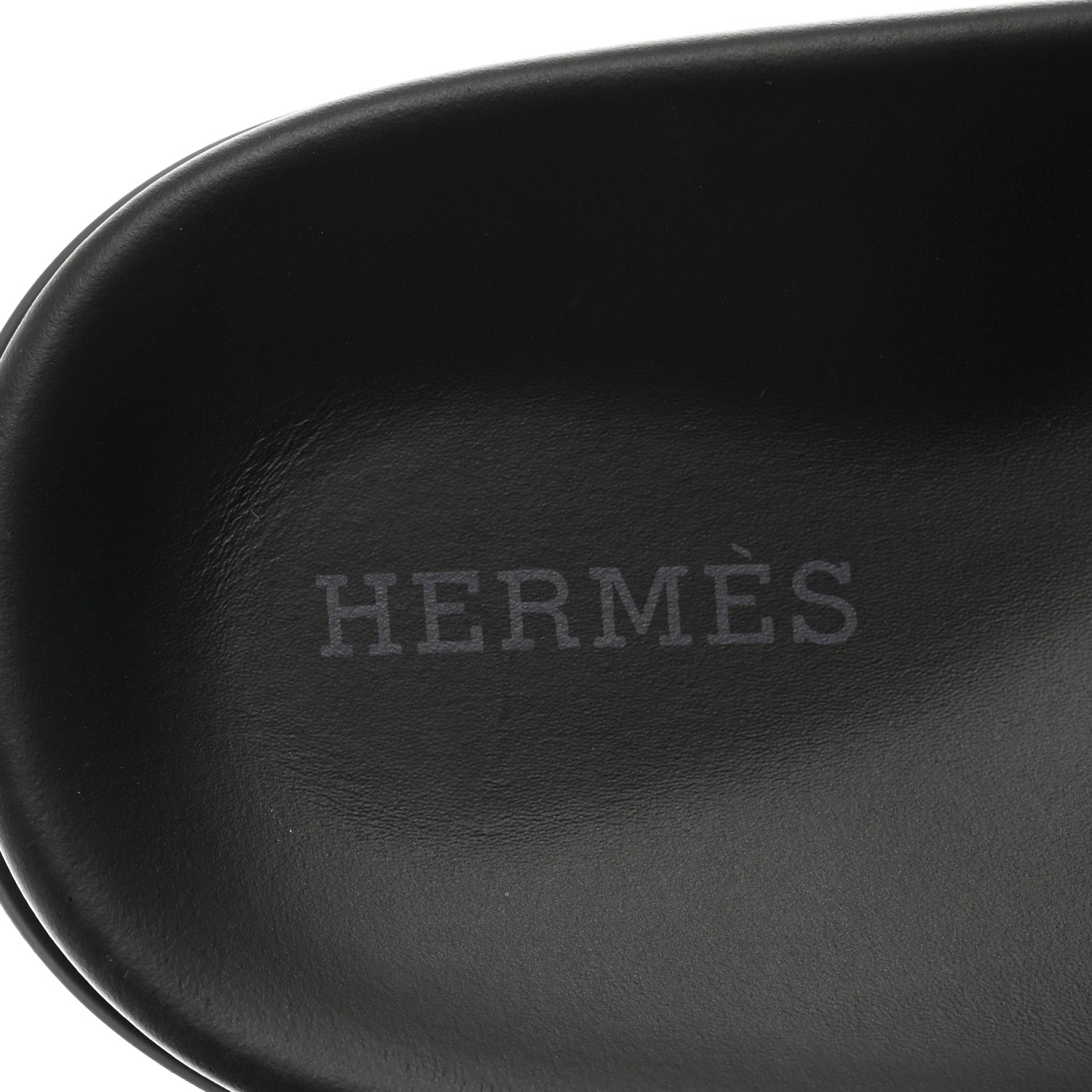 Hermes Calfskin Womens Chypre Sandals 36 Black 6 of 9