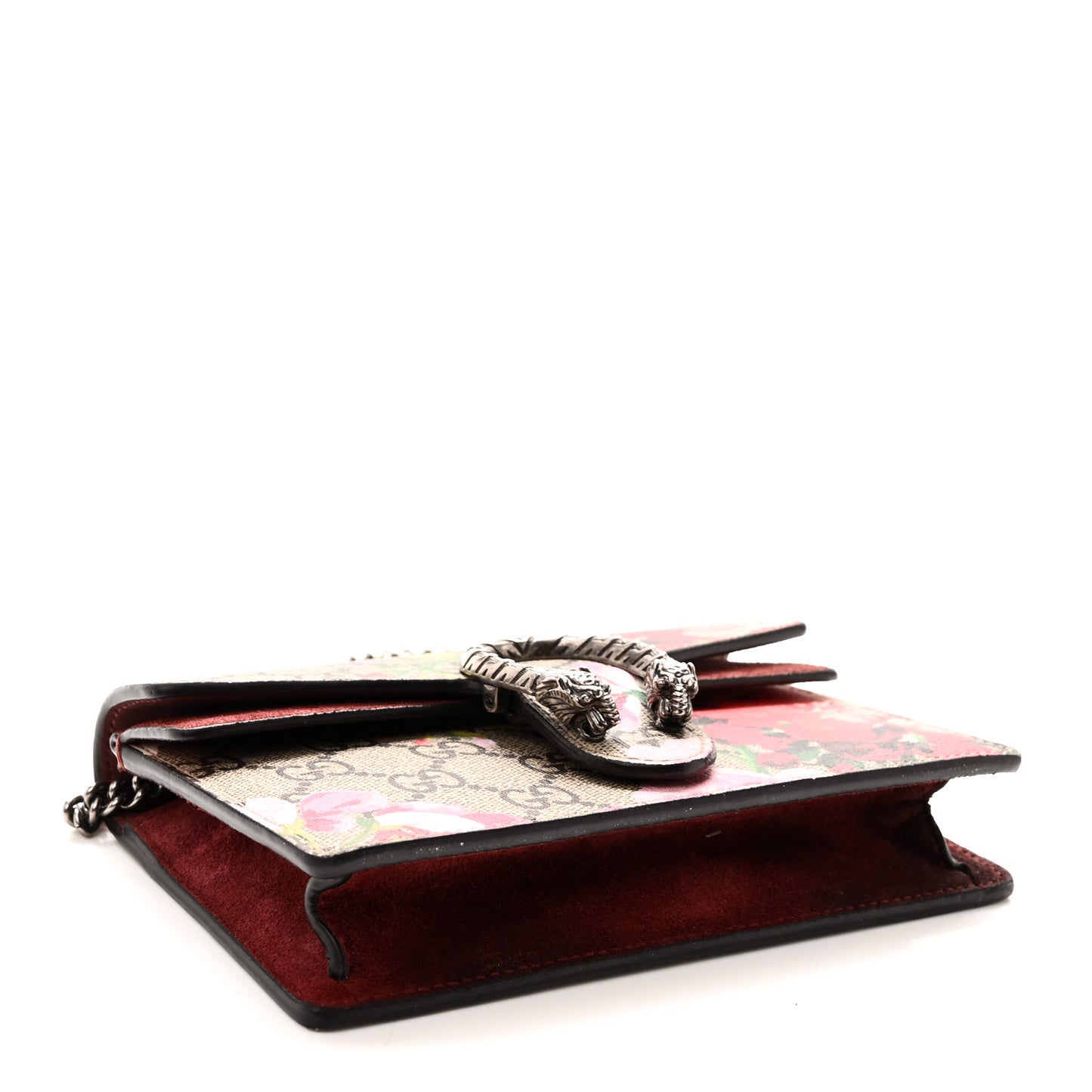 GG Supreme Monogram Blooms Super Mini Dionysus Shoulder Bag Beige Multicolor Dry Rose Beige Multicolor Dry Rose