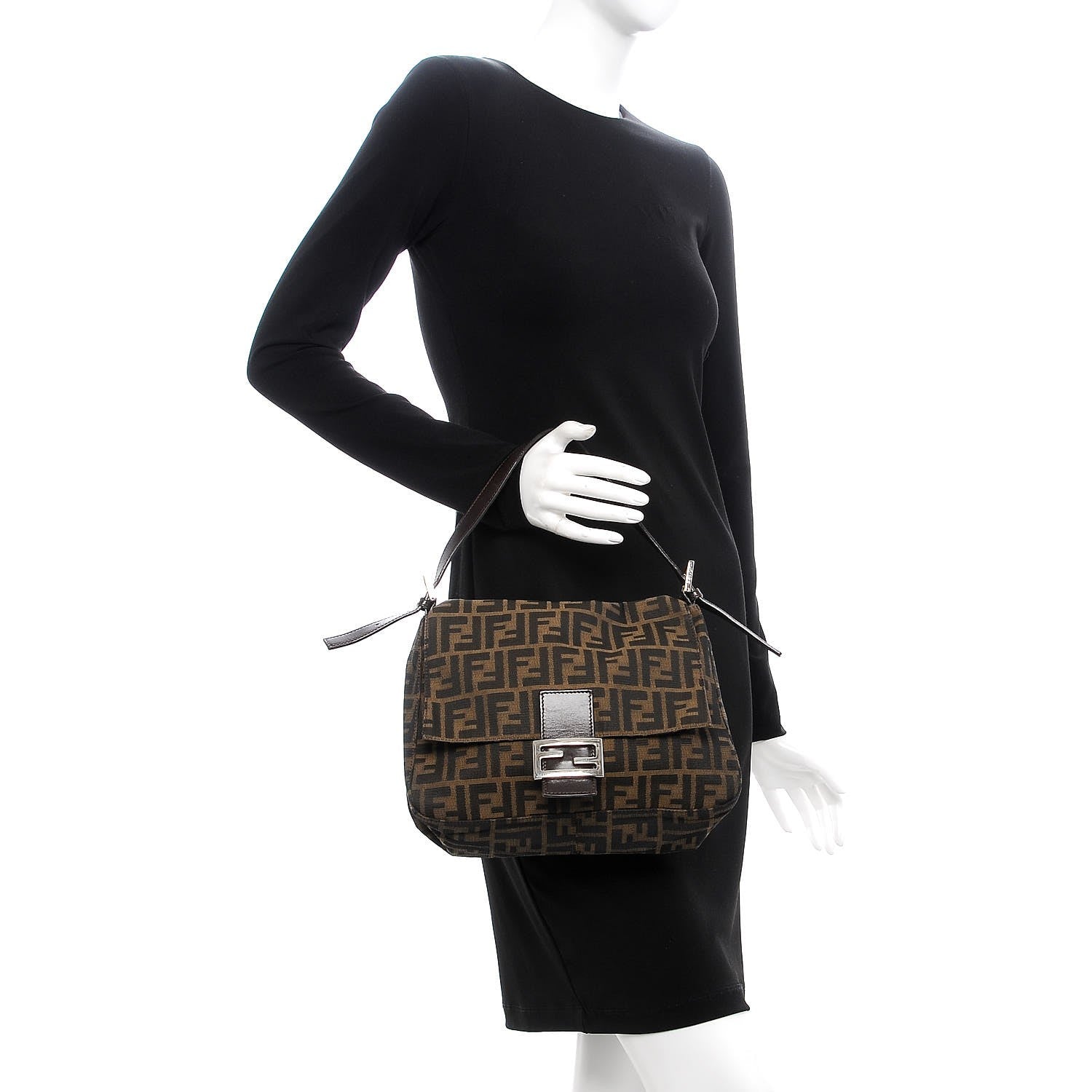 Fendi Zucca Mama Baguette Tobacco 2 of 12