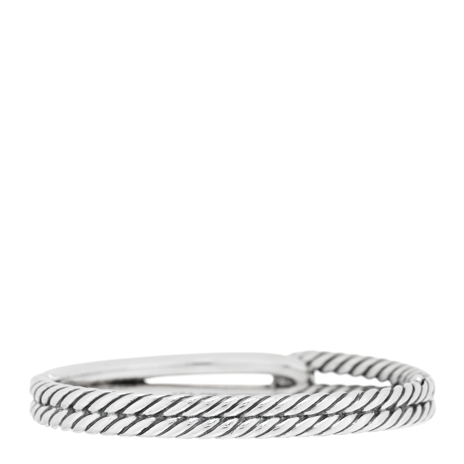 David Yurman Sterling Silver 10mm Single Loop Labyrinth Bracelet 2 of 4