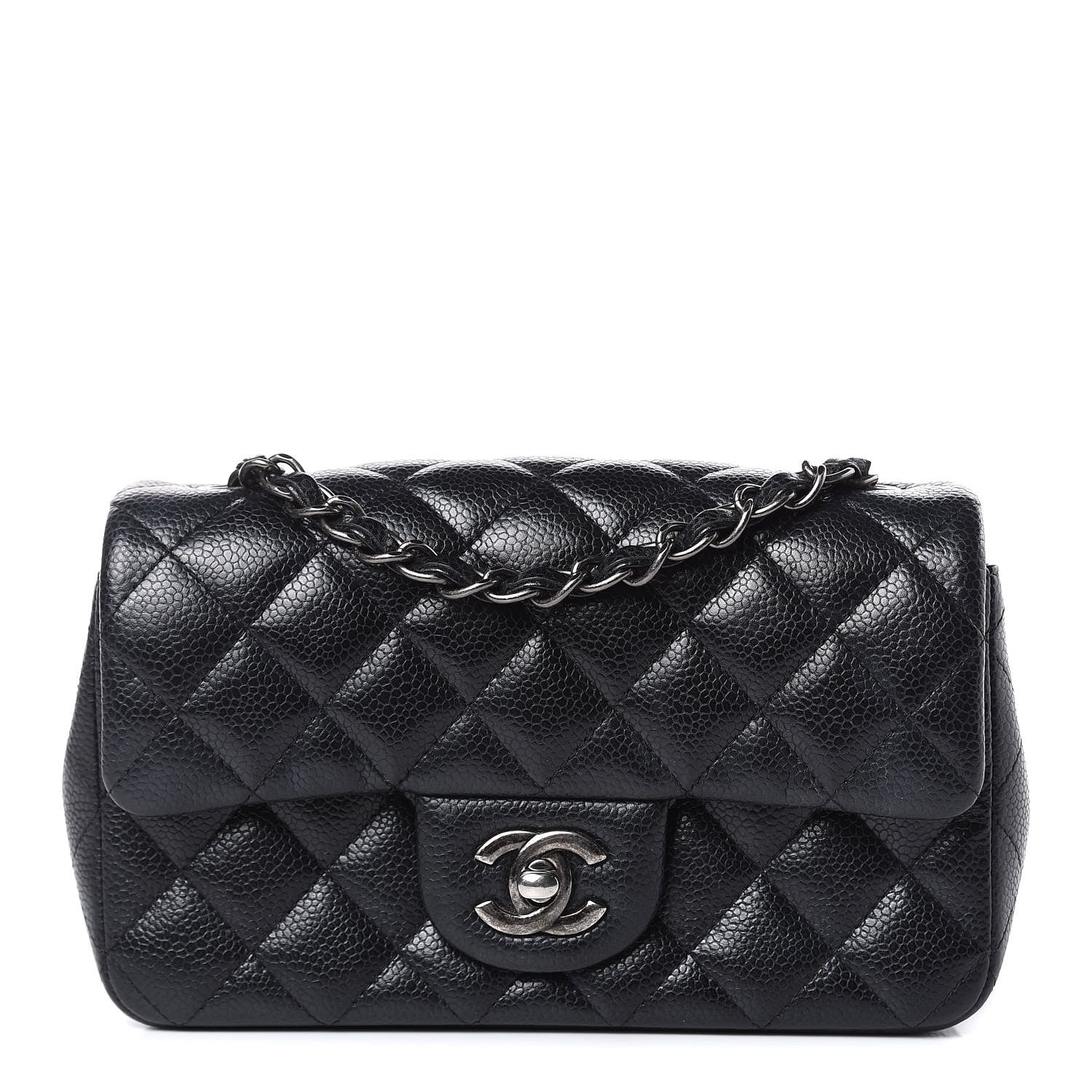 Chanel Caviar Quilted Mini Rectangular Flap Black 1 of 13
