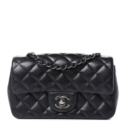 Chanel Caviar Quilted Mini Rectangular Flap Black 1 of 13