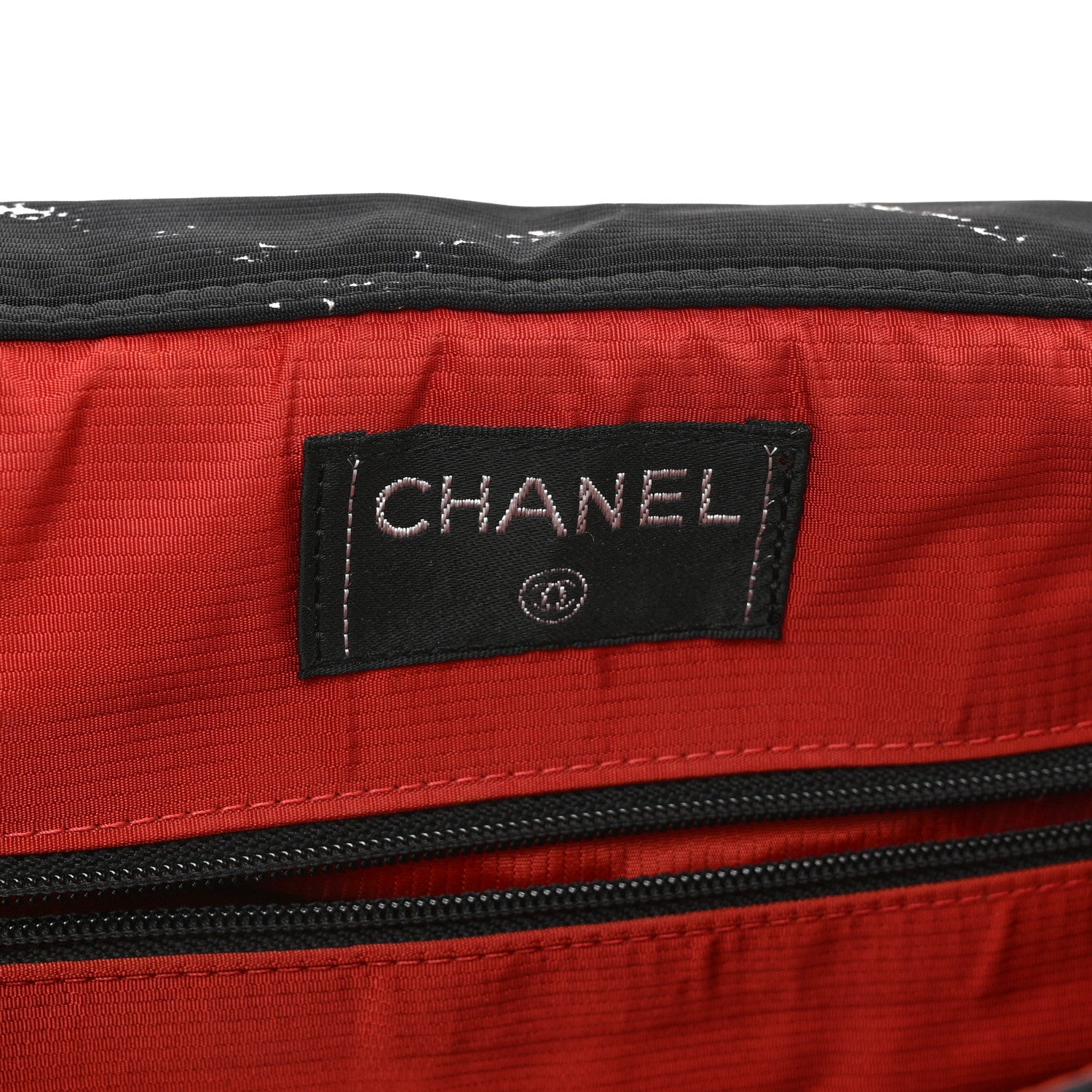 Chanel Nylon Travel Backpack Black 6 of 10