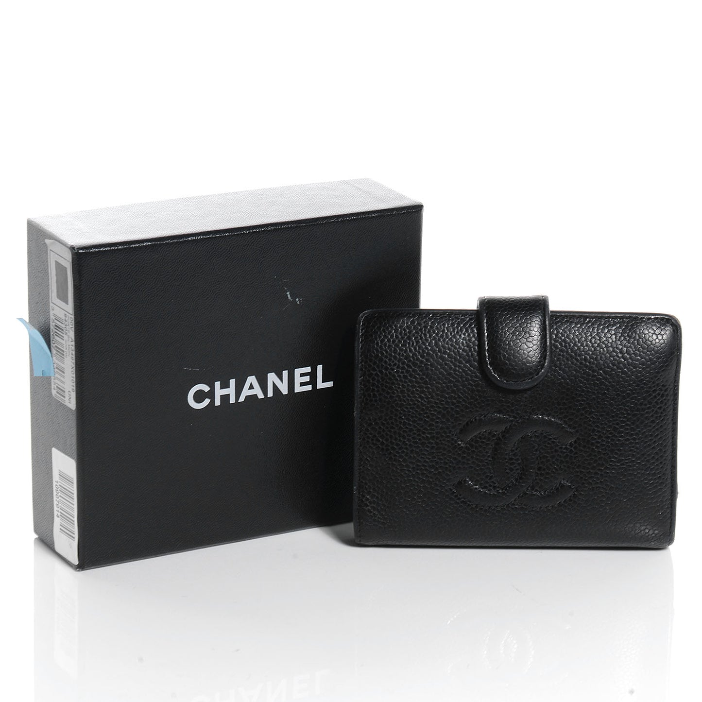 Caviar CC French Wallet Black