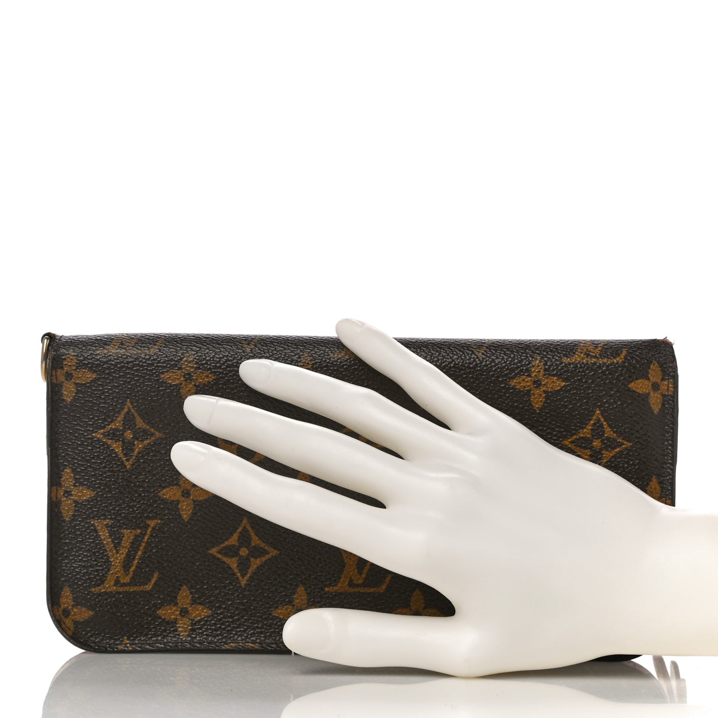 Monogram Leopard Insolite Wallet Blanc Corail