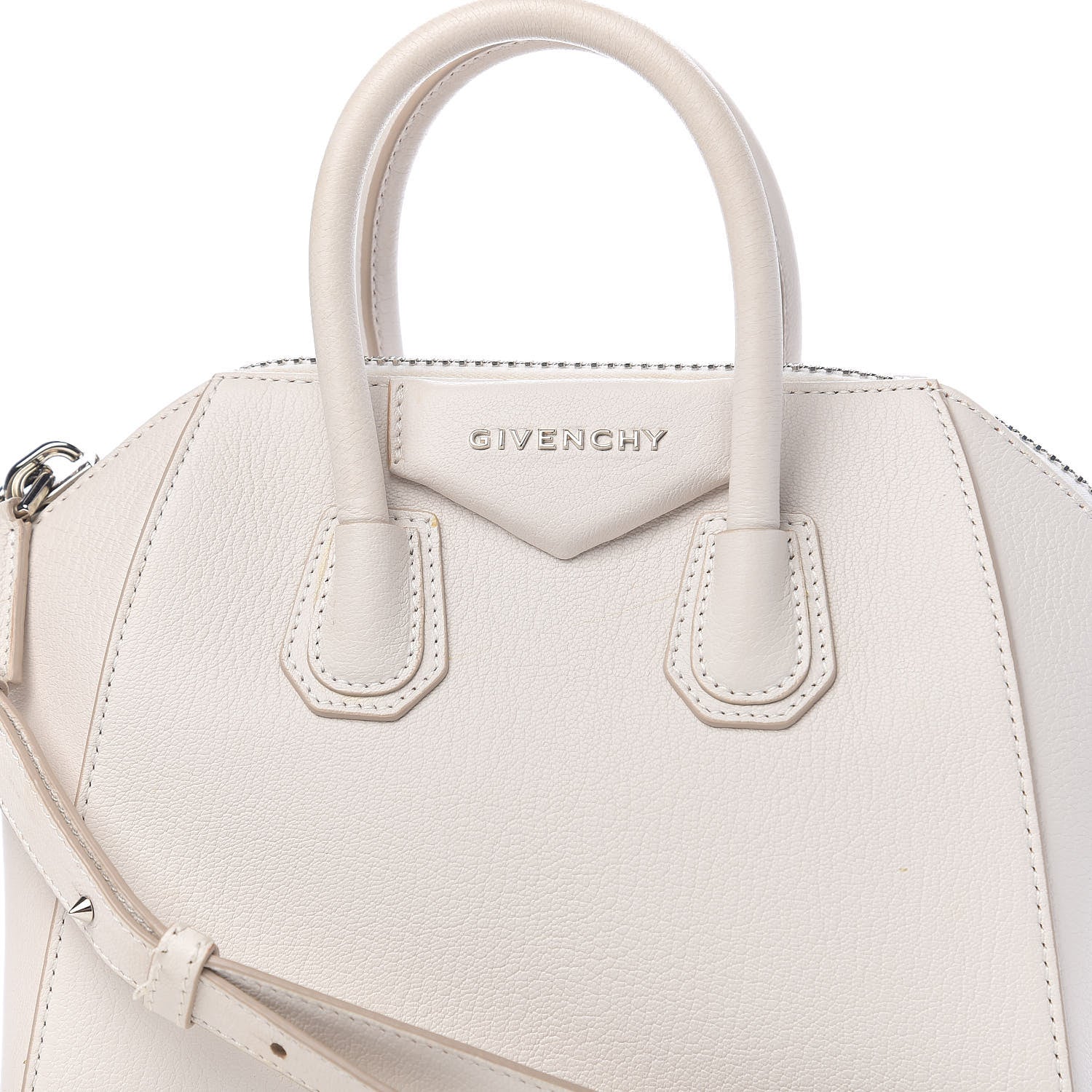 Givenchy Sugar Goatskin Mini Antigona White 12 of 12