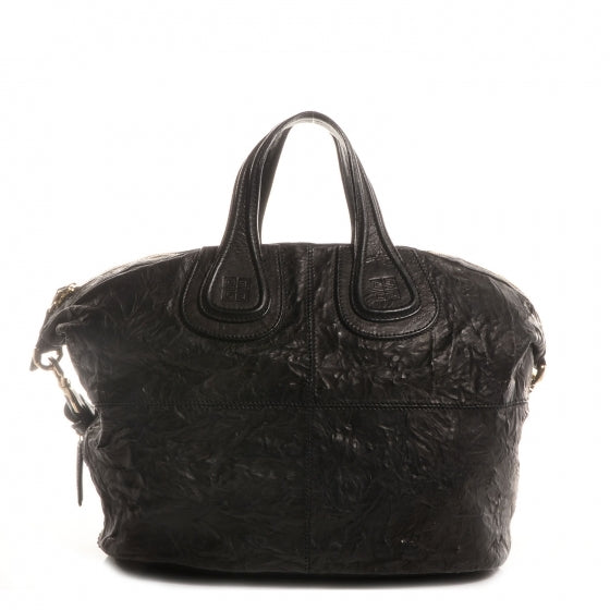 Givenchy Wrinkled Lambskin Medium Nightingale Black 1 of 10