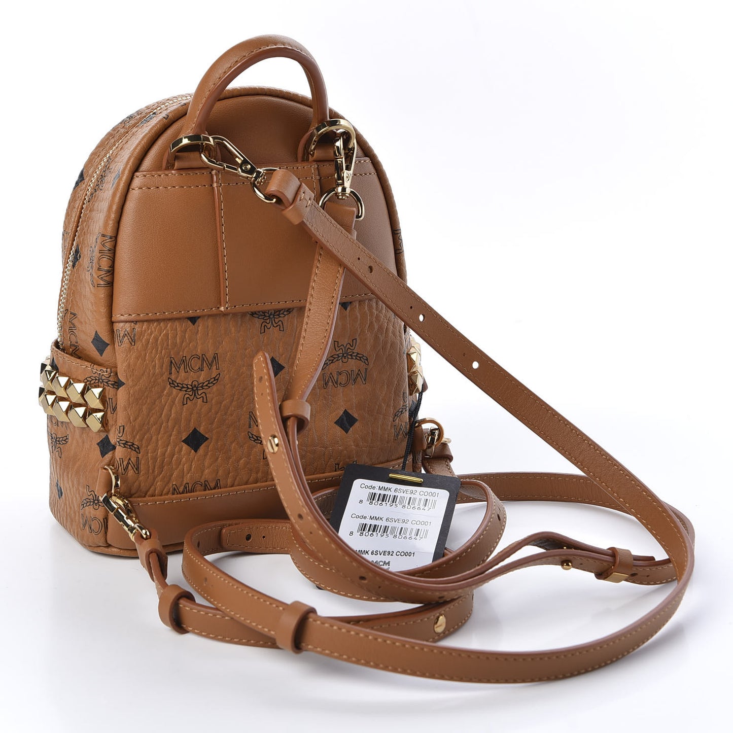 Visetos Side Stud X-Mini Stark Bebe Boo Backpack Cognac