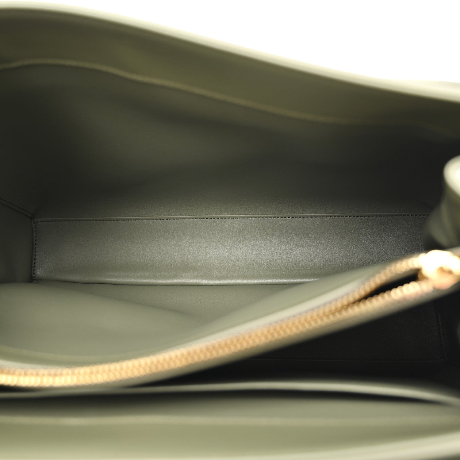Celine Satinated Calfskin Medium 16 Top Handle Bag Sage 5 of 13