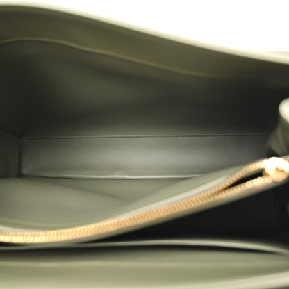 Celine Satinated Calfskin Medium 16 Top Handle Bag Sage 5 of 13