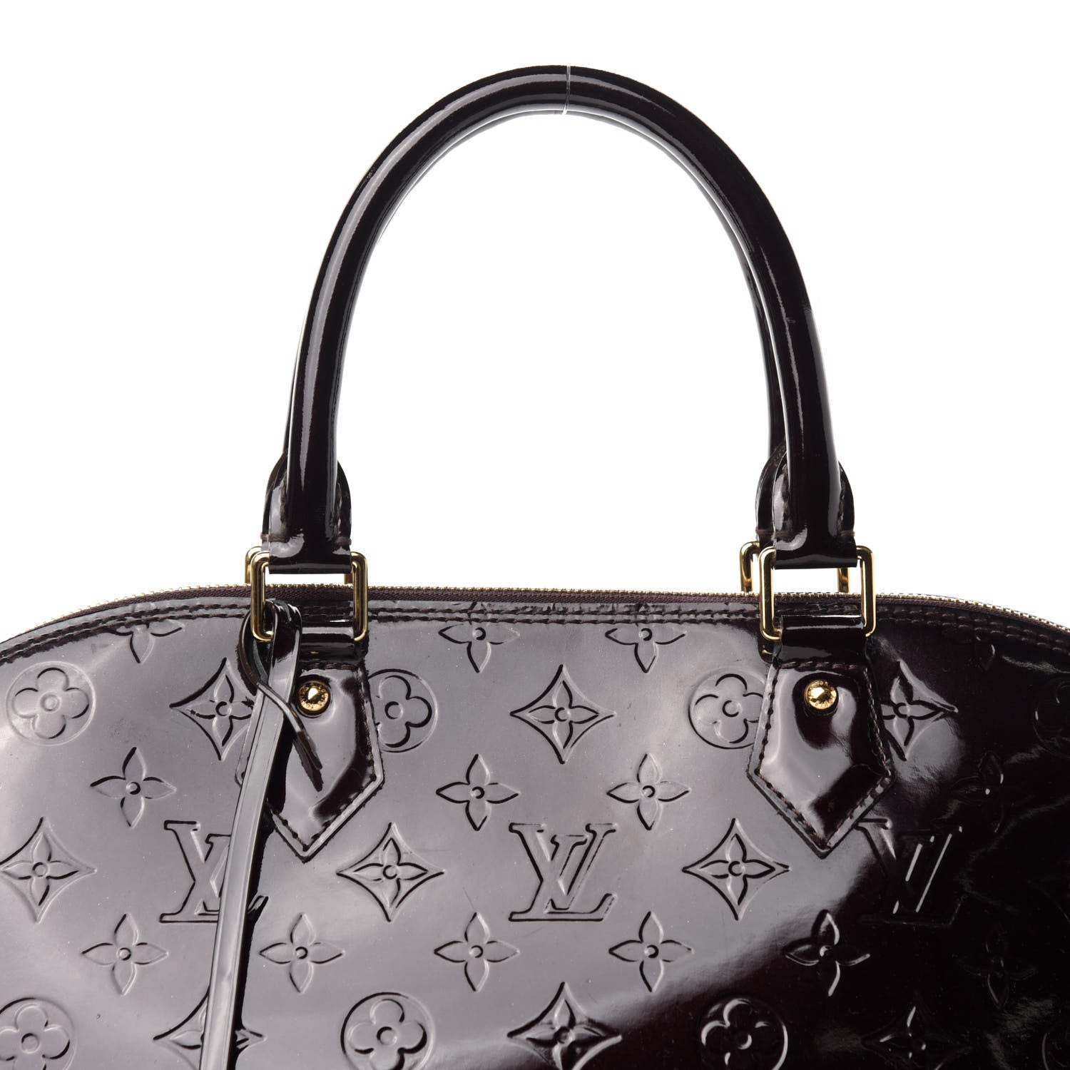Louis Vuitton Vernis Alma GM Amarante 10 of 10