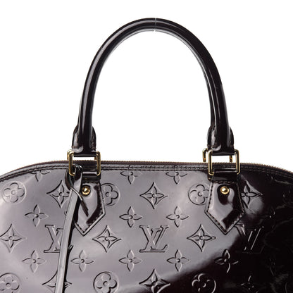 Louis Vuitton Vernis Alma GM Amarante 10 of 10