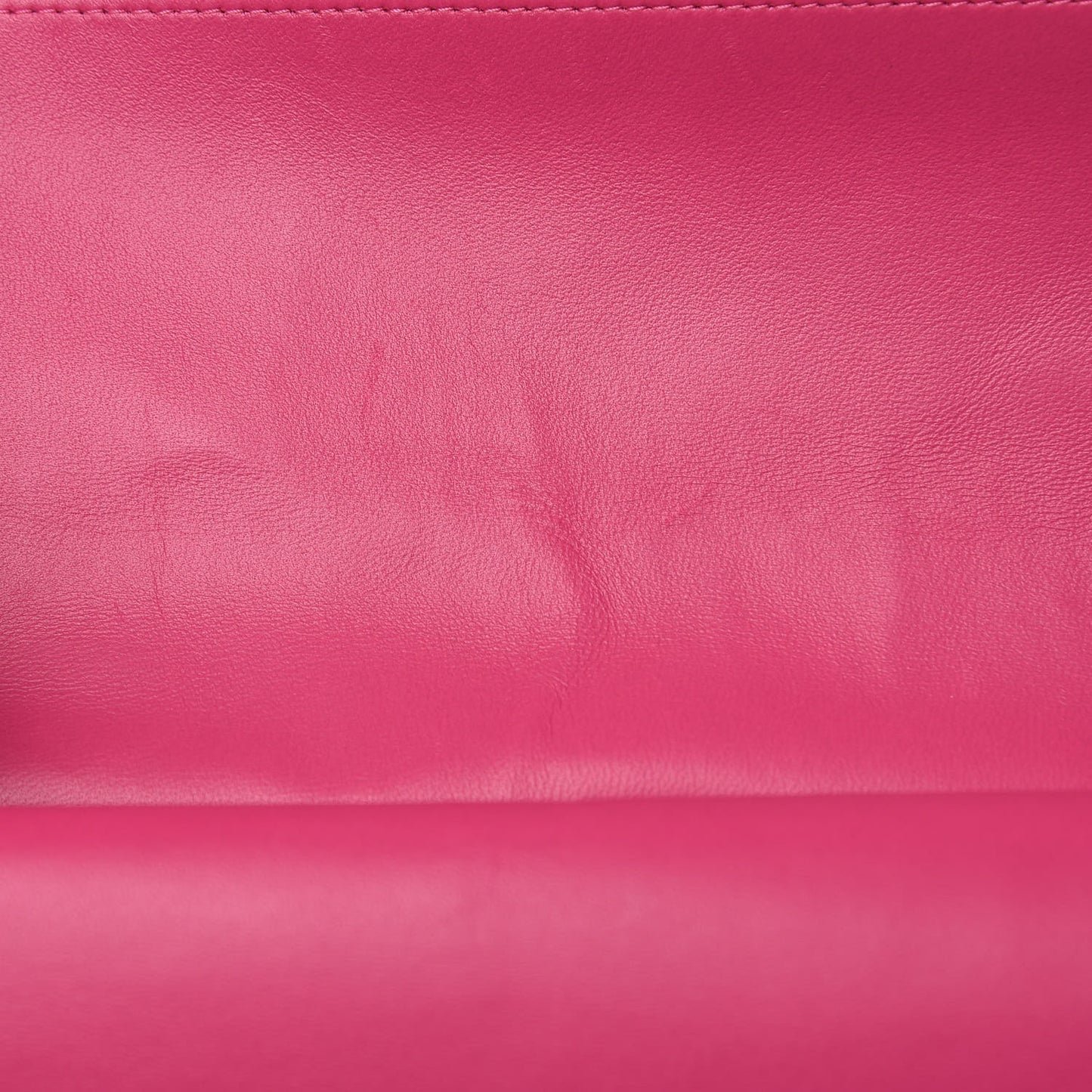 Patent Maxi Quilted Double Flap Dark Pink