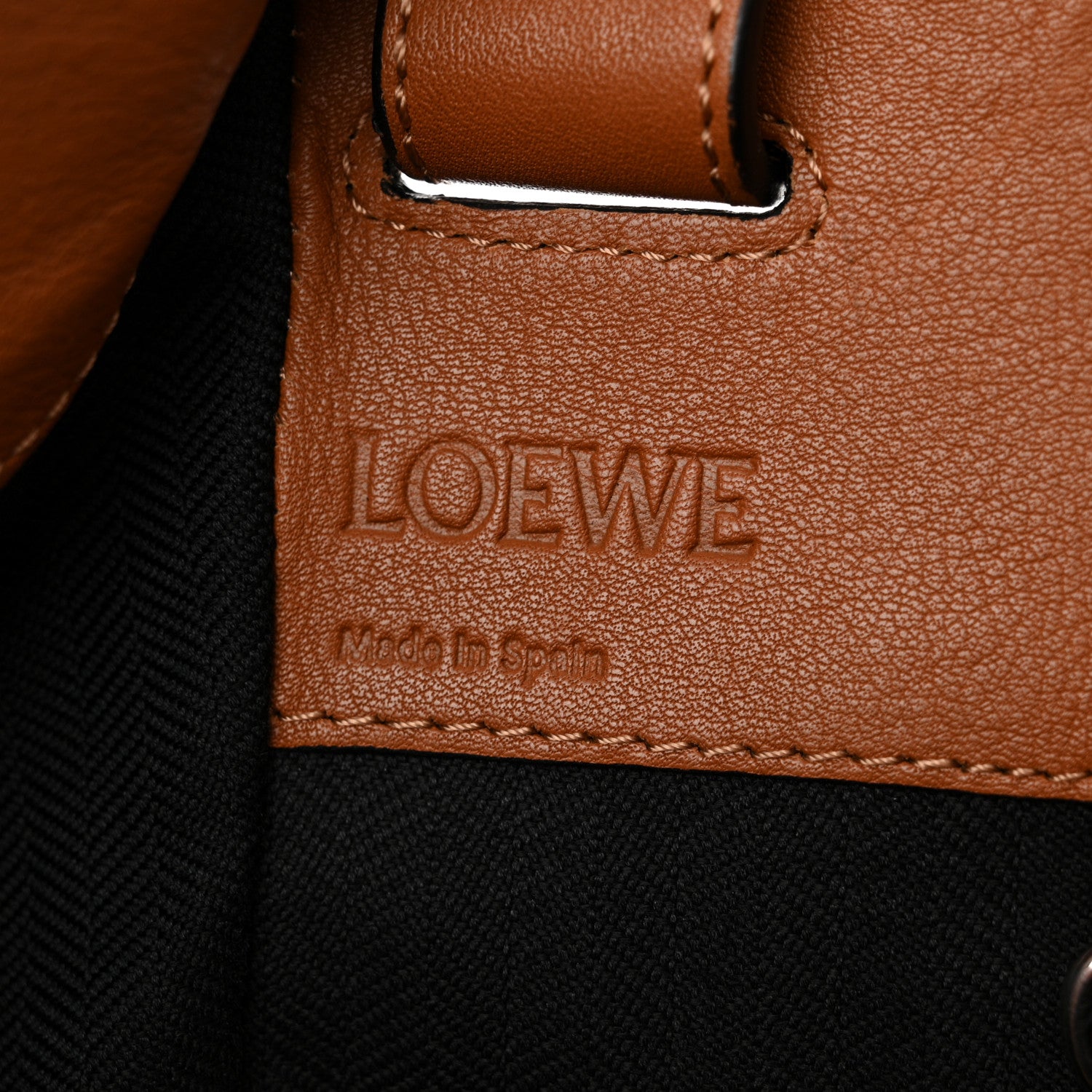 Loewe Calfskin Medium Hammock Shoulder Bag Tan 7 of 20