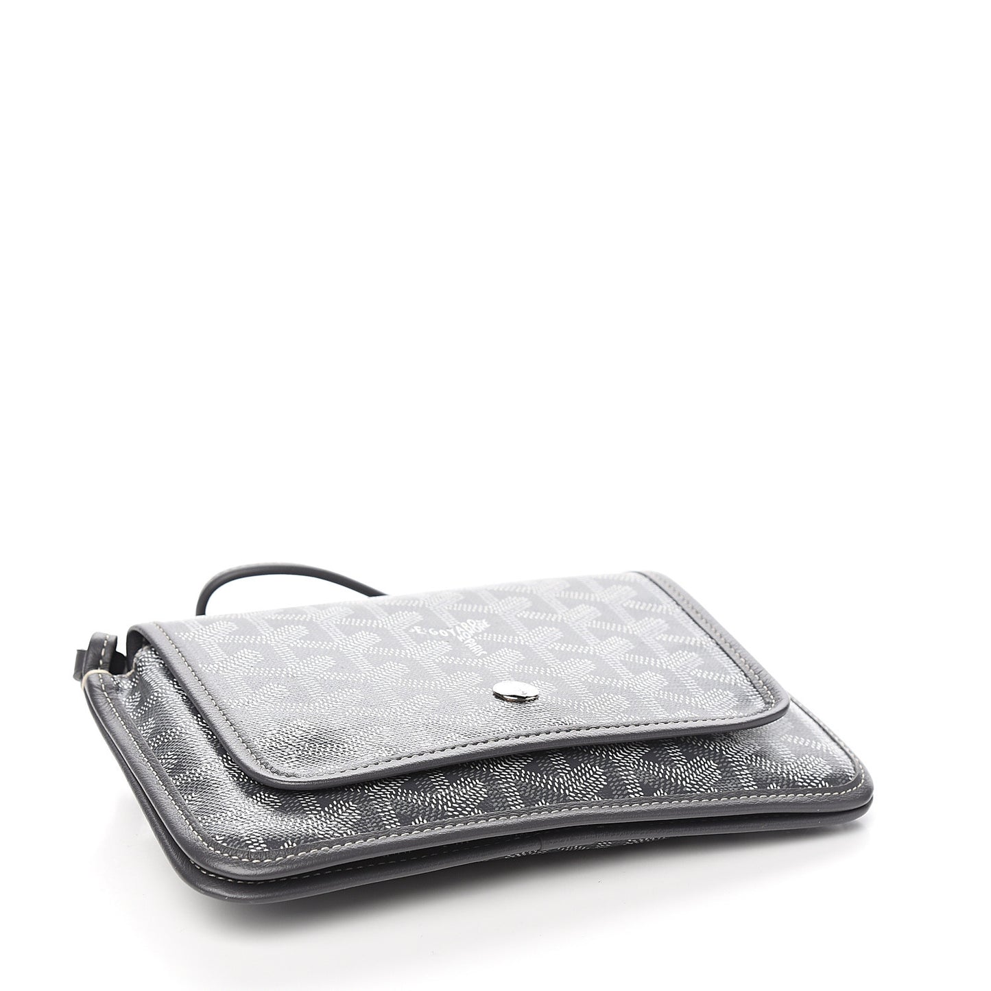 Goyardine Plumet Wallet Clutch Grey