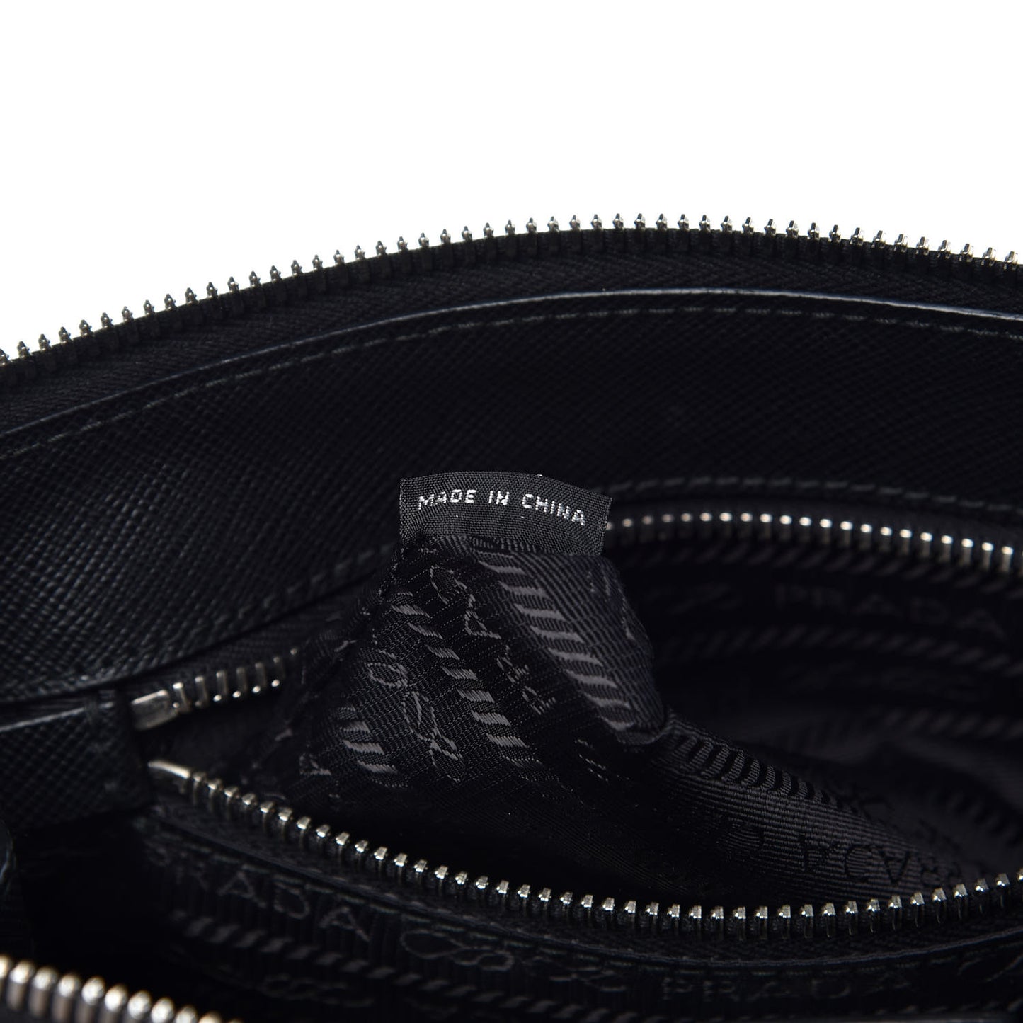 Saffiano Pouch Wristlet Black