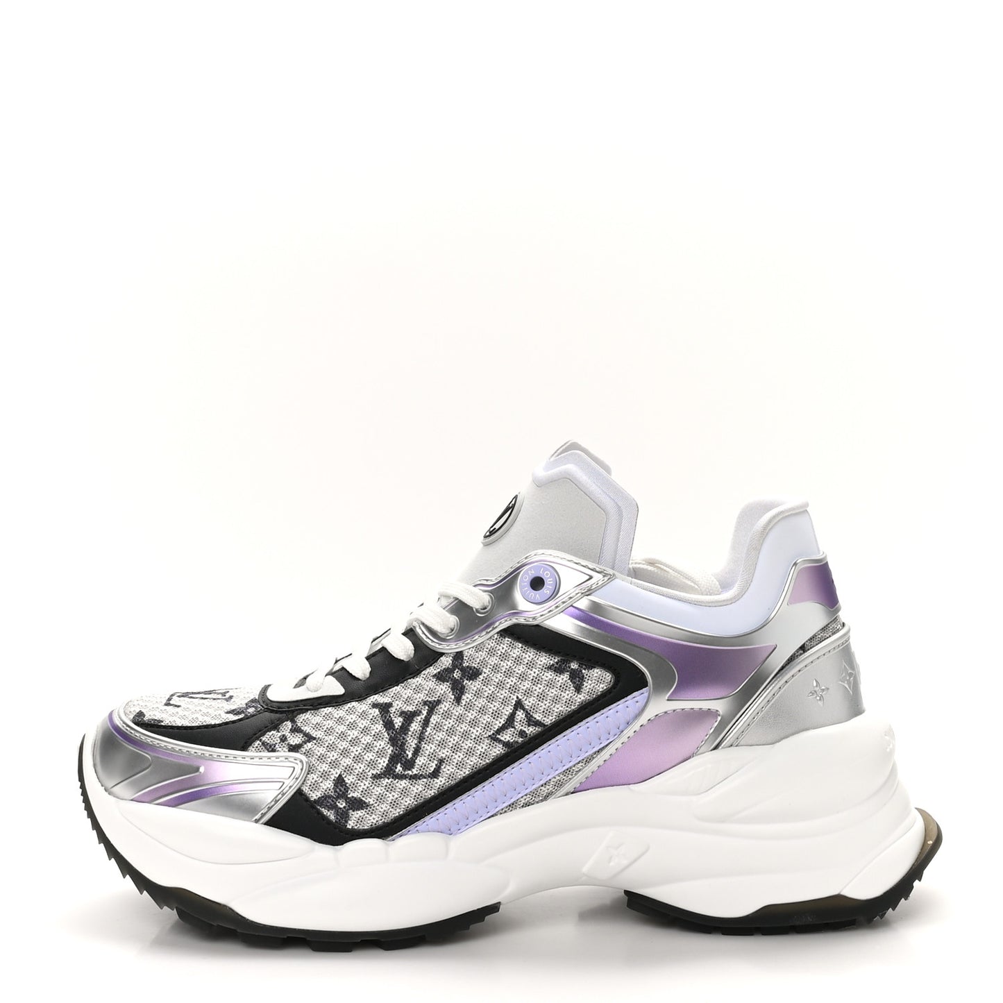 Monogram Calfskin Run 55 Sneakers 39.5 Lilac