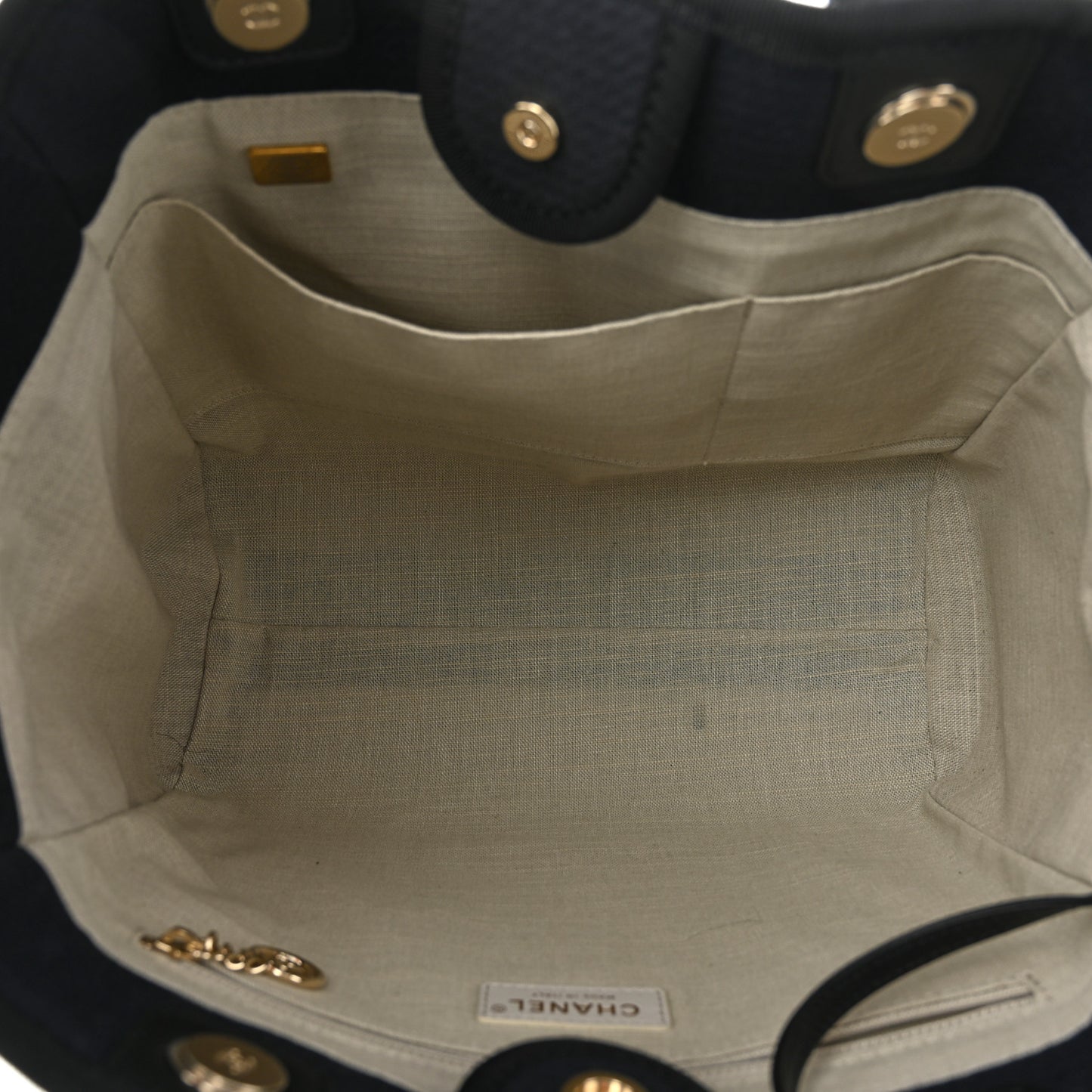 Mixed Fibers Small Deauville Tote Black