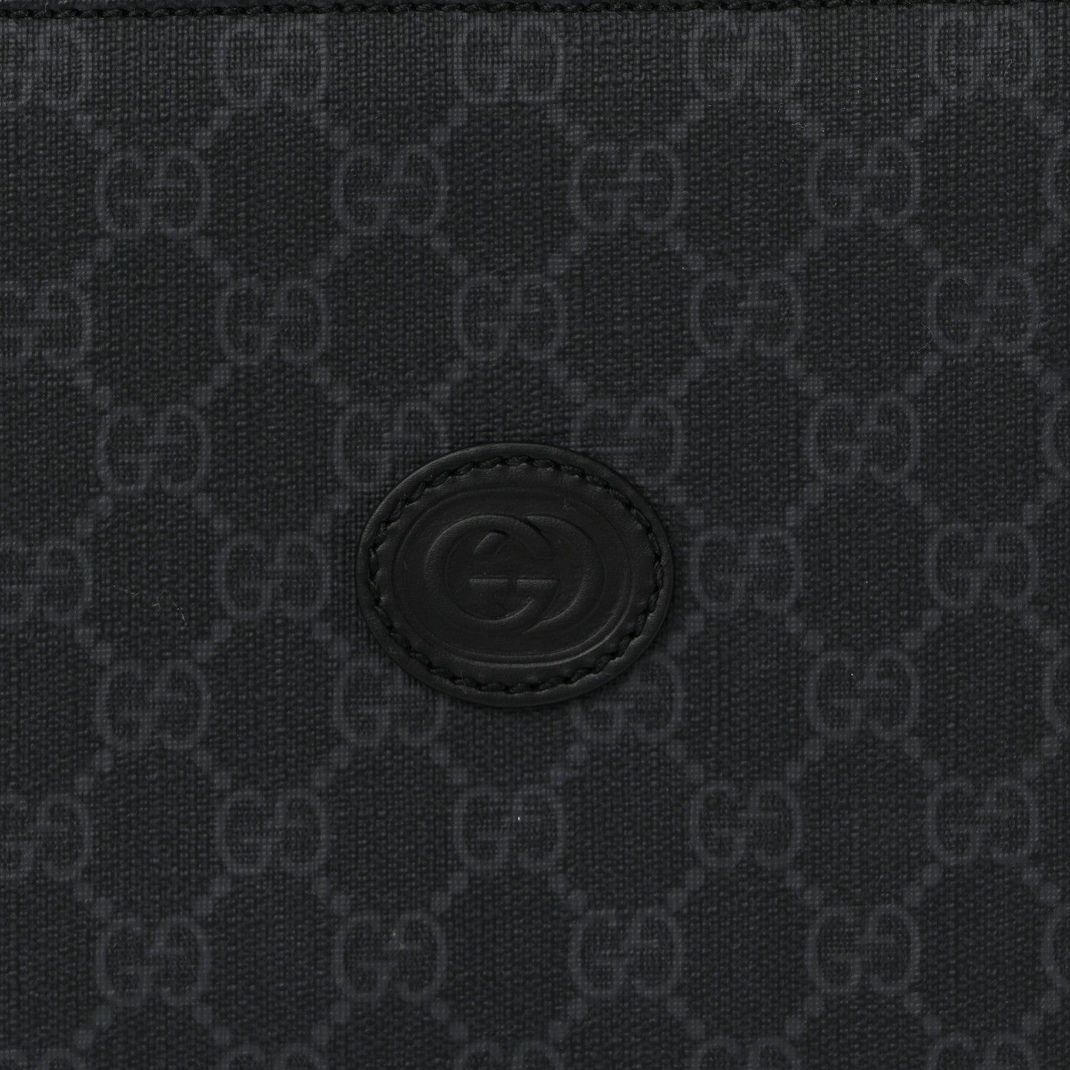 Gucci GG Supreme Monogram Briefcase Backpack Black Grey 11 of 13