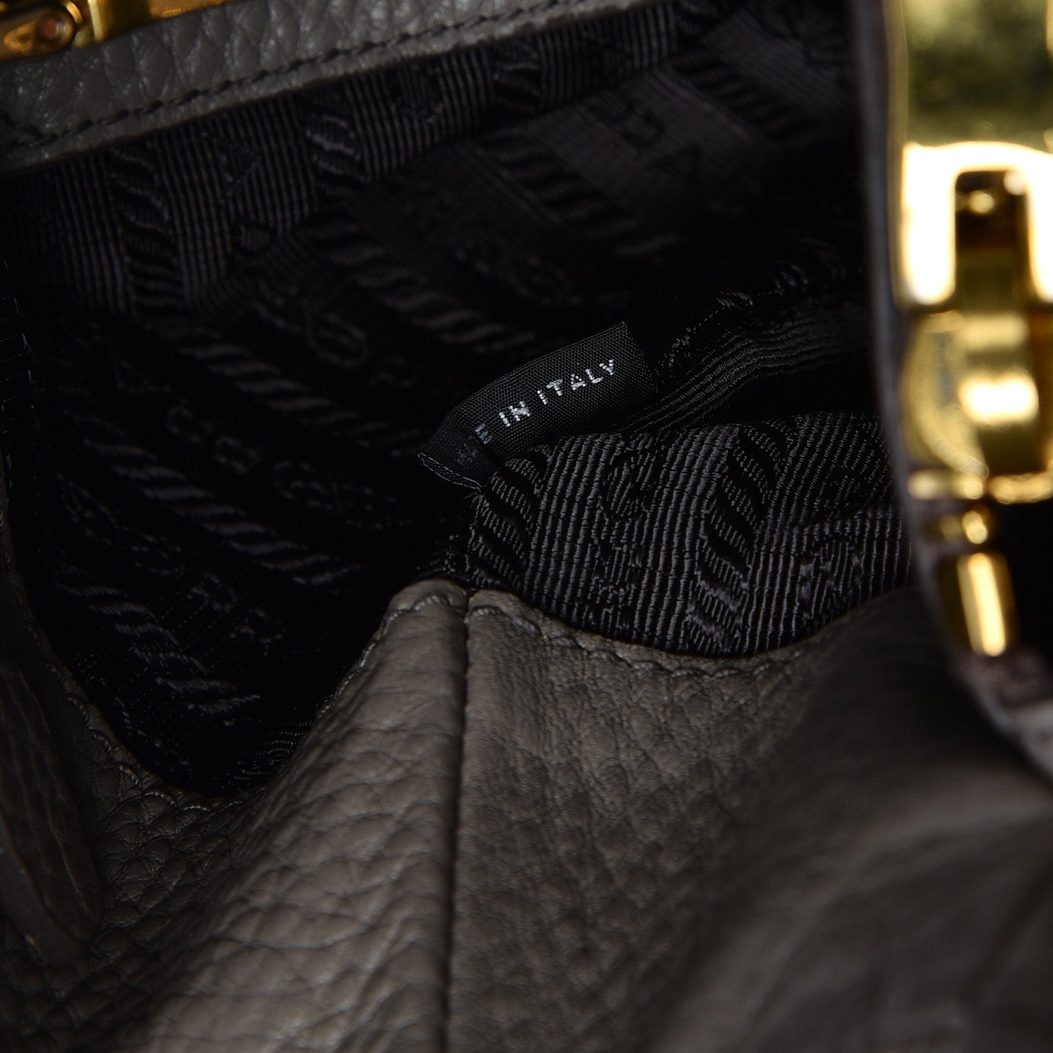 Prada Vitello Daino Tote Argilla 8 of 16