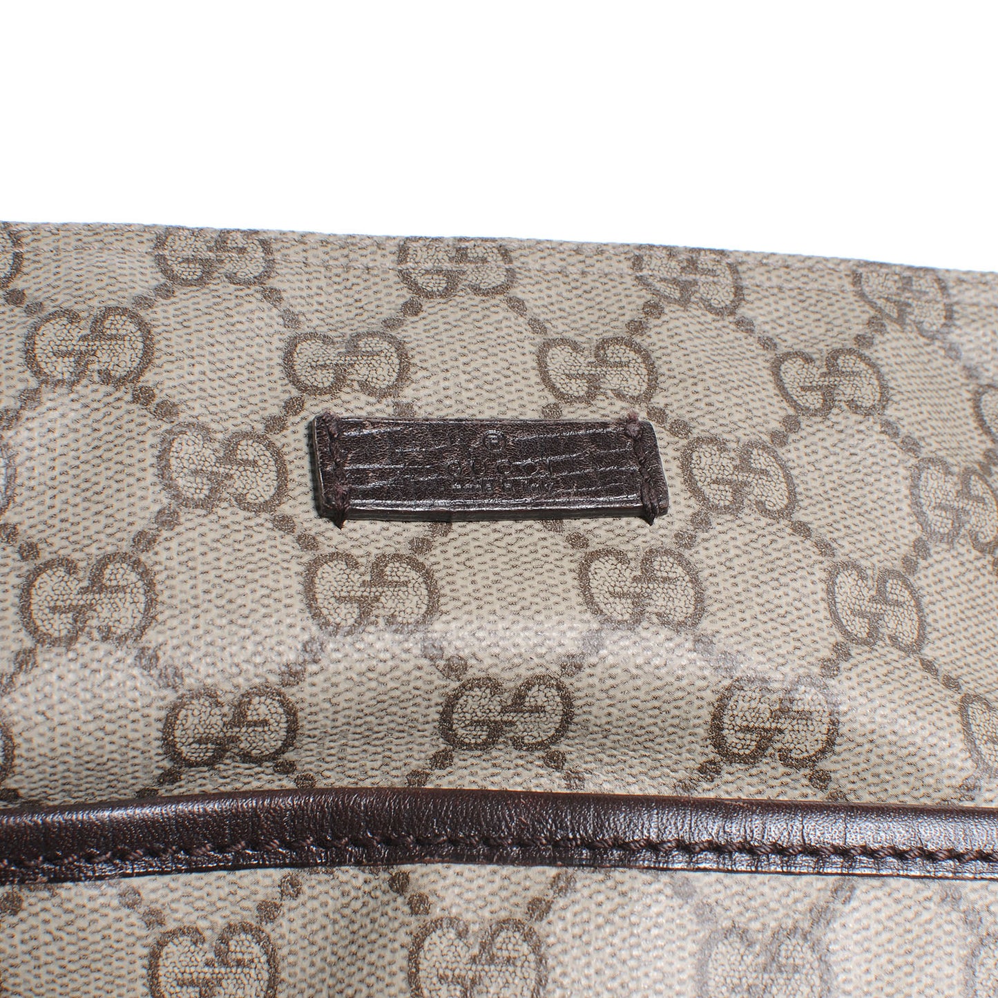 GG Plus Monogram Flat Messenger Bag Ebony