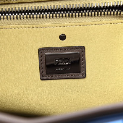 Fendi Vitello Dolce Shiny Nappa Large Peekaboo Iconic Satchel Brown 8 of 10