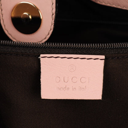 Gucci Monogram Medium D Gold Ring Tote Pink 5 of 6