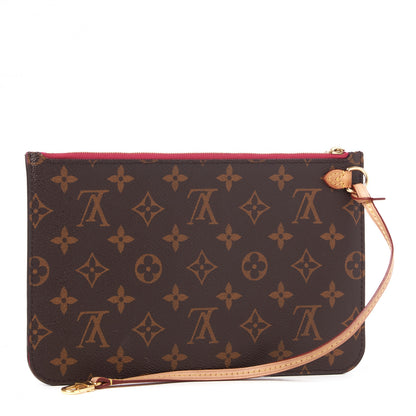 Louis Vuitton Monogram Neverfull MM GM Pochette Pivoine 2 of 7