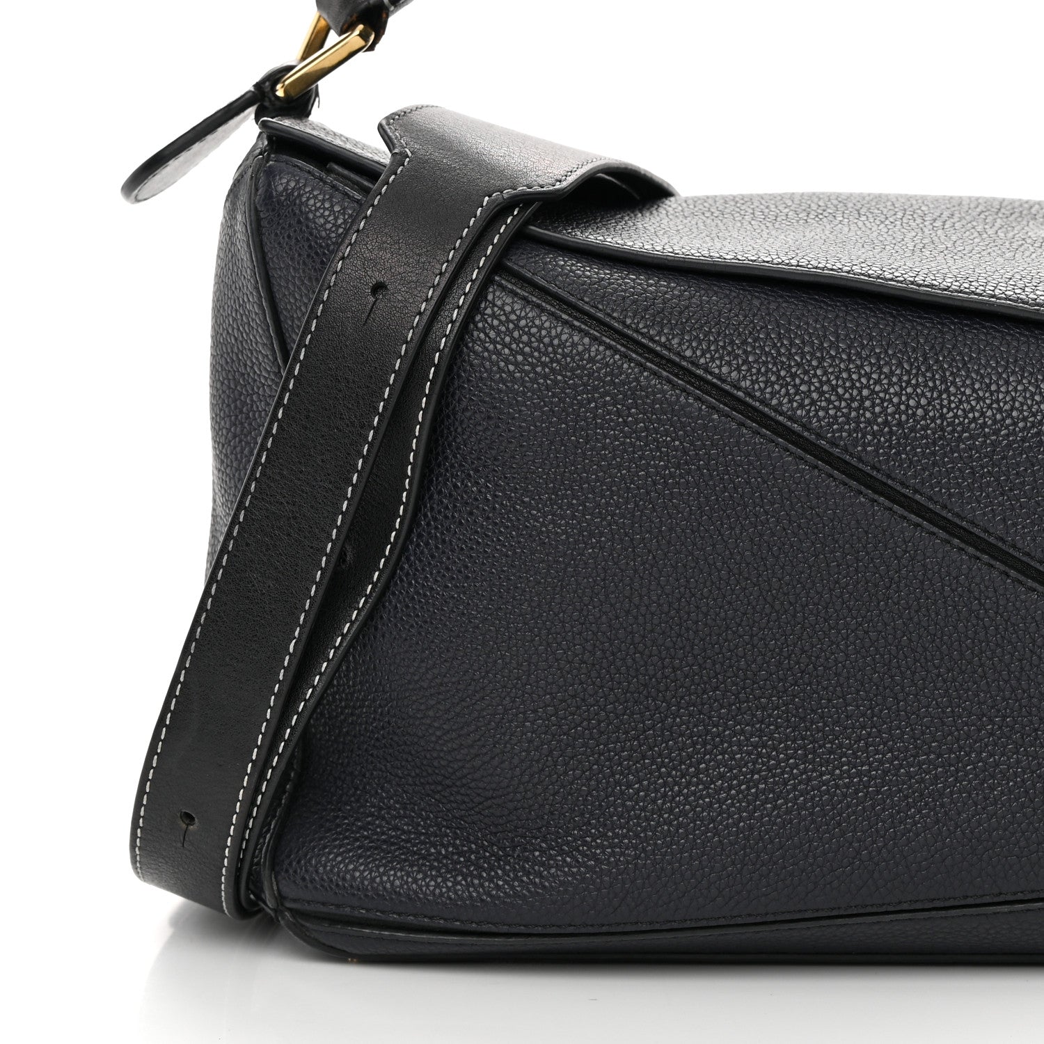 Loewe Calfskin Medium Puzzle Bag Midnight Blue Black 8 of 22